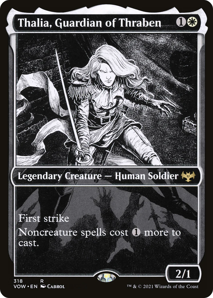 Thalia, Guardian of Thraben (VOW-318) - Innistrad: Crimson Vow: (Showcase)