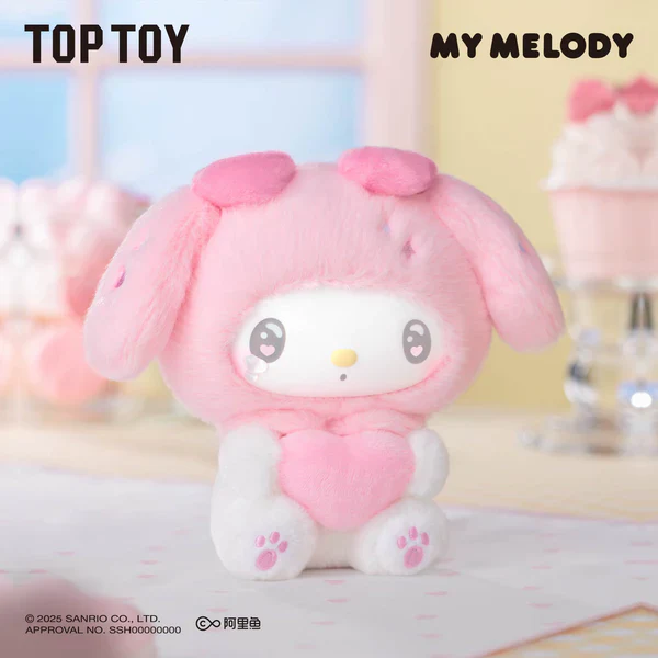 Top Toy x Sanrio - 50th Anniversary Milk Candy Series Plush Keychains Blind Box - Image 3