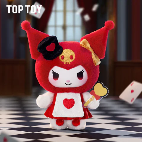 Top Toy x Sanrio - Kuromi Poker Kingdom Plush Keychain Series - Image 3