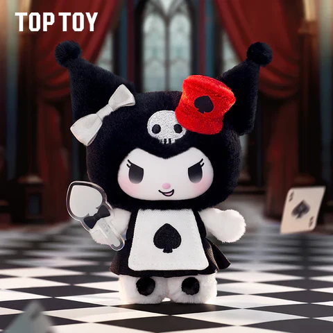 Top Toy x Sanrio - Kuromi Poker Kingdom Plush Keychain Series - Image 4