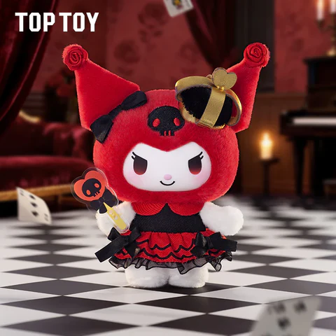 Top Toy x Sanrio - Kuromi Poker Kingdom Plush Keychain Series - Image 5