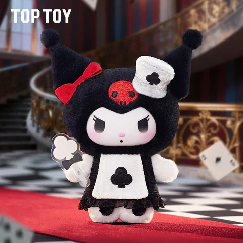 Top Toy x Sanrio - Kuromi Poker Kingdom Plush Keychain Series - Image 6