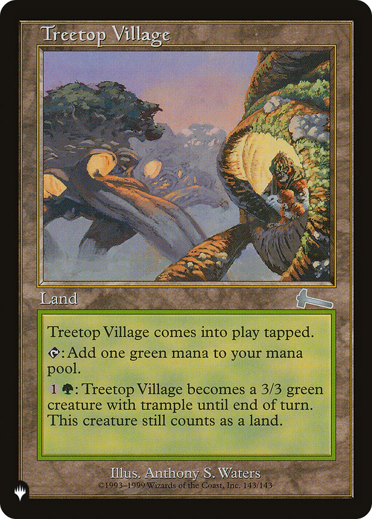 Treetop Village (LIST-143/143) - The List