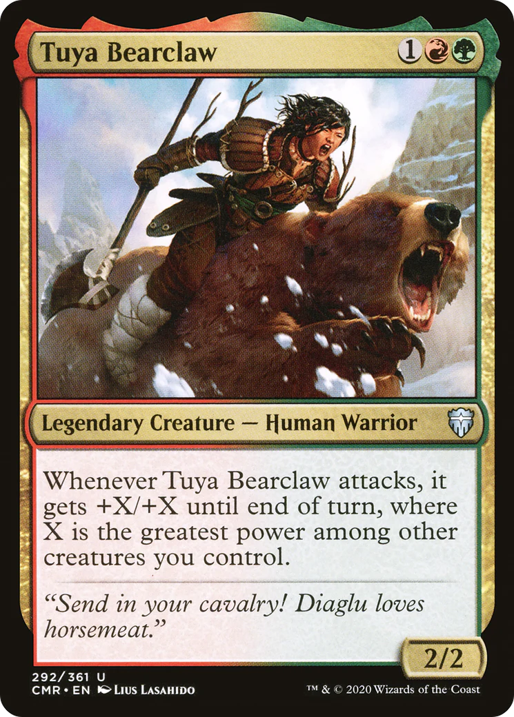 Tuya Bearclaw (CMR-292) - Commander Legends Foil