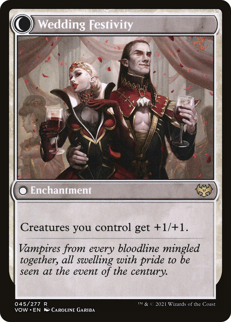 Wedding Announcement (VOW-045) - Innistrad: Crimson Vow: (Double Faced Transform) - Image 2